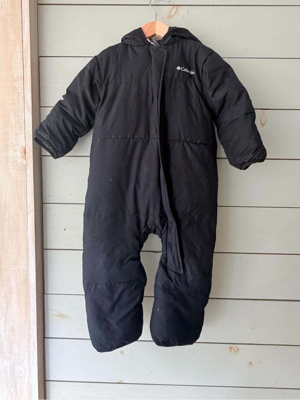 Columbia Black Down Bunting Snowsuit | 18–24 Months